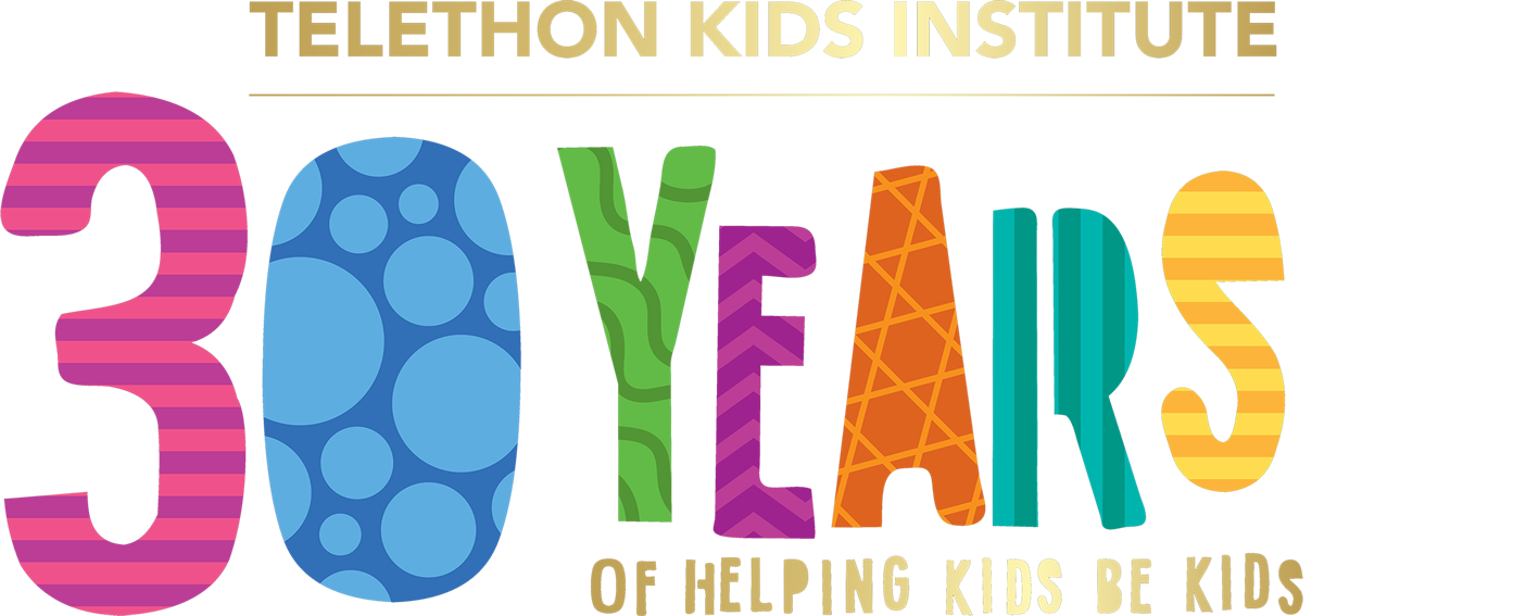 Telethon Kids Institute 30 years logo